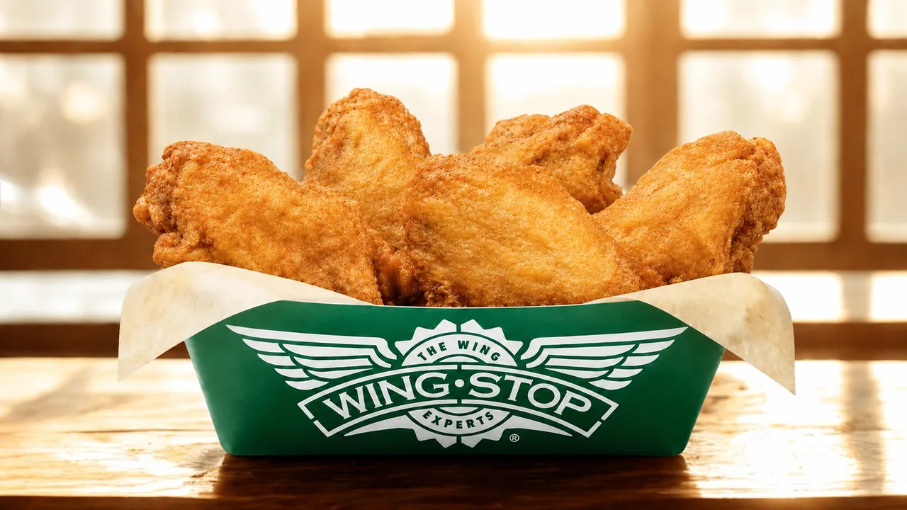 Plain Wingstop classic wings without breading